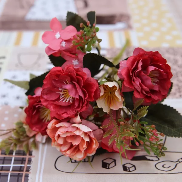 Bouquet de pivoines artificielles - 1