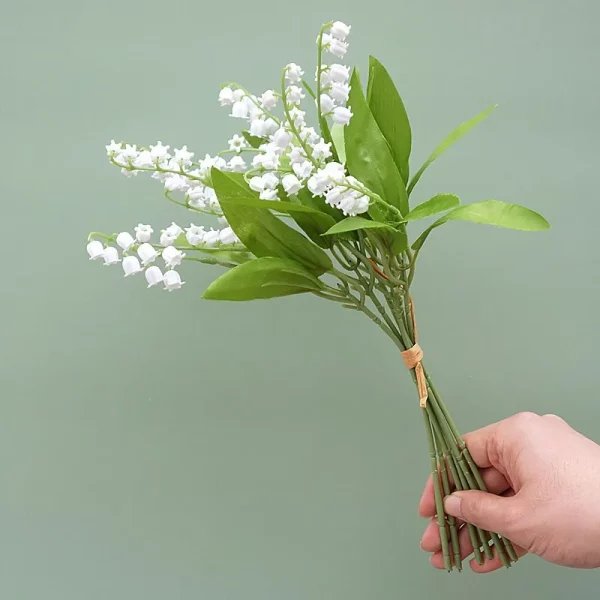 Bouquet de Lys de la Vallée Blancs (6pcs) - 5