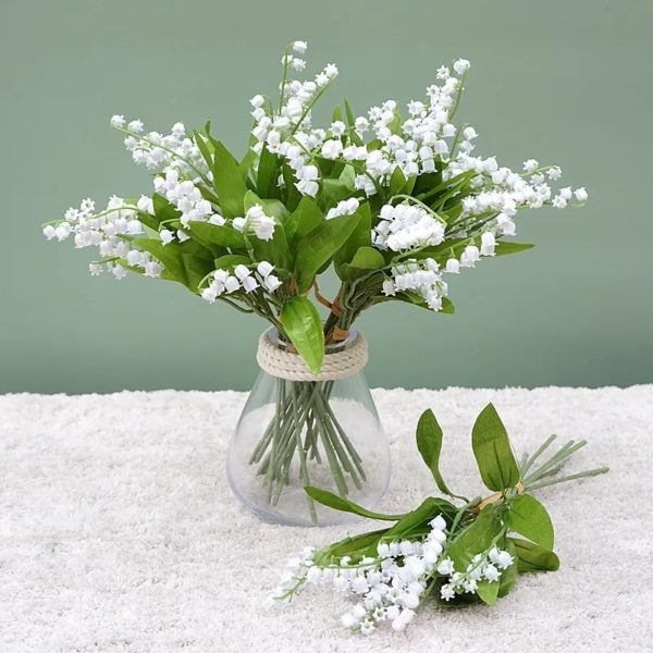 Bouquet de Lys de la Vallée Blancs (6pcs) - 4