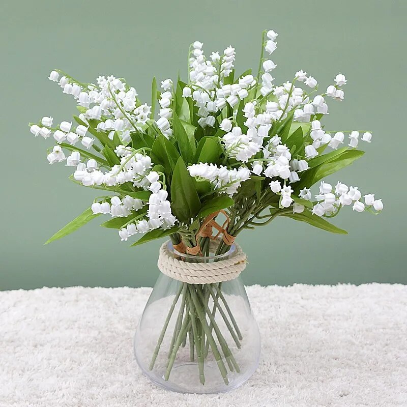 Bouquet de Lys de la Vallée Blancs (6pcs)