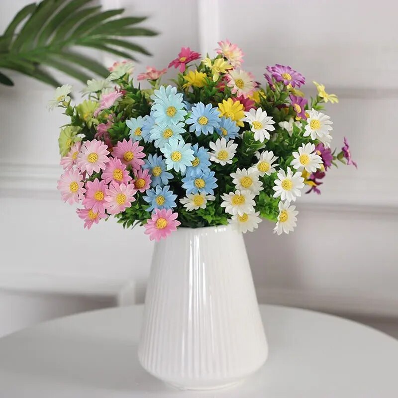 Bouquet de Marguerites en Soie