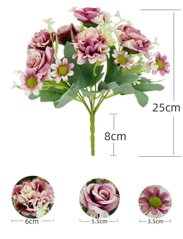 Bouquet Vintage Mixte Artificiel - 8