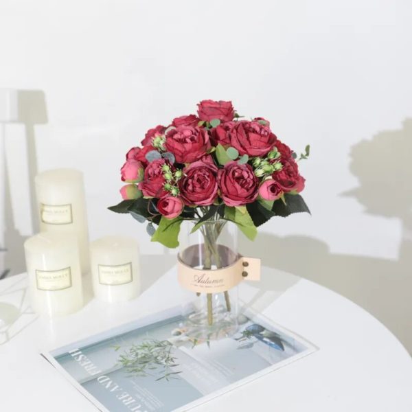 Bouquet de Roses et Pivoines - 7