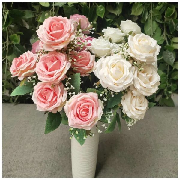 Bouquet de Roses Artificielles