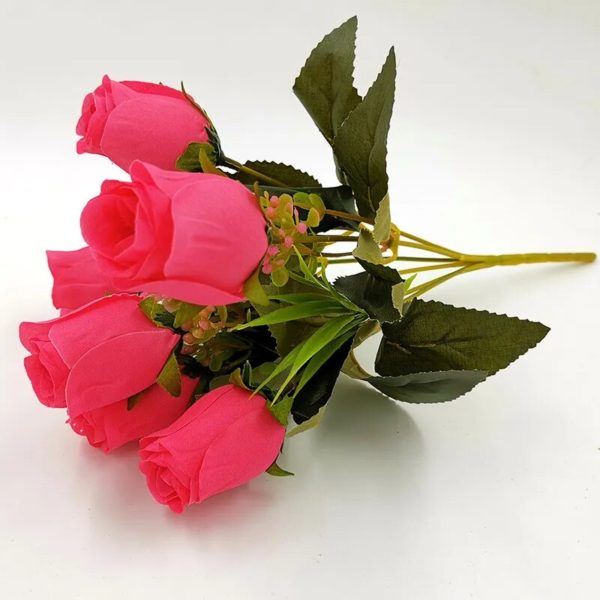 Bouquet de roses artificielles 30 cm - 9