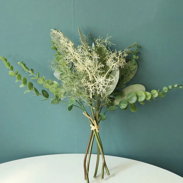 Bouquet mixte eucalyptus et gypsophila - 3