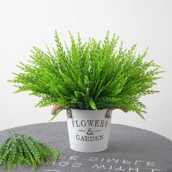 Bouquet de Plantes Vertes Artificielles Longues - 1