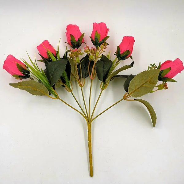 Bouquet de roses artificielles 30 cm - 5