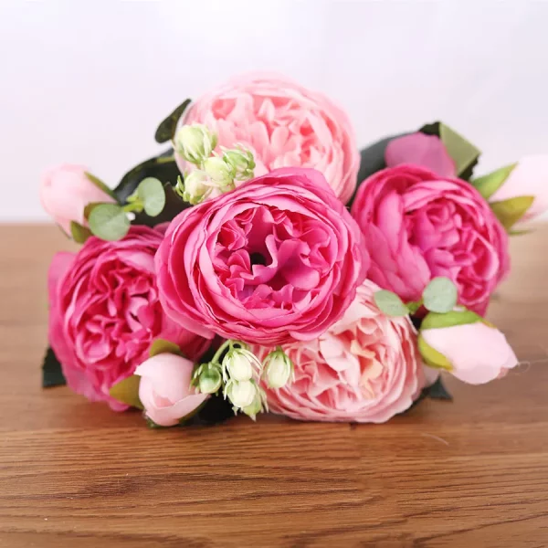 Bouquet de Roses et Pivoines - 12