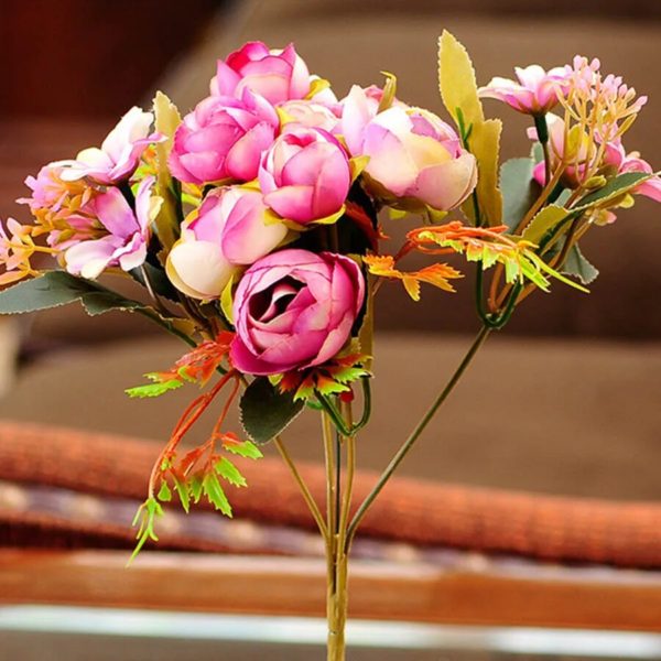 Bouquet de Roses et Marguerites jaunes - 7