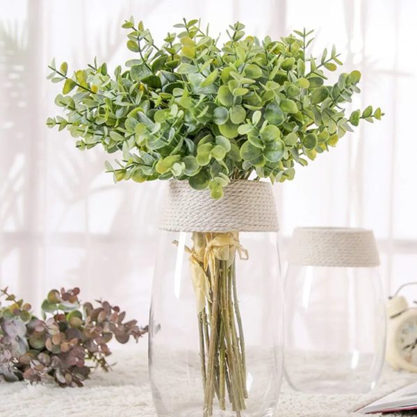 6 Bouquets d'Eucalyptus Artificiels - 1