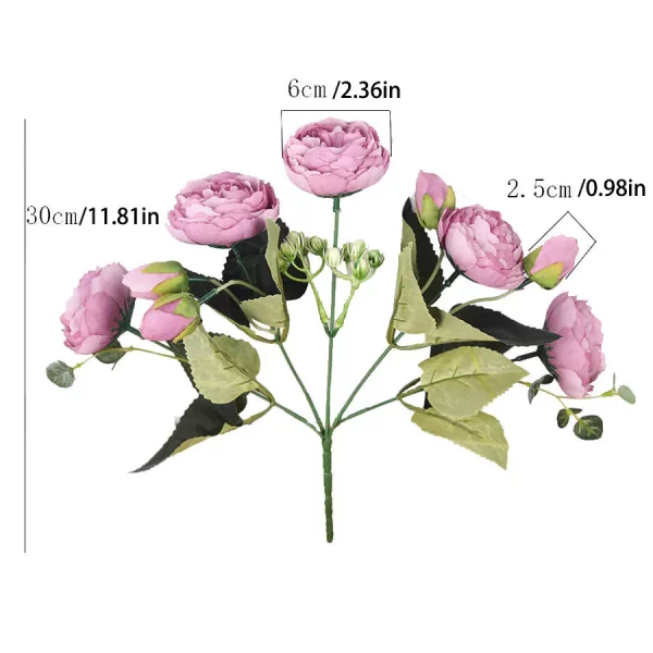 Bouquet de Roses et Pivoines - 2