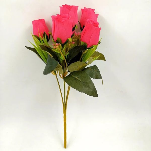 Bouquet de roses artificielles 30 cm - 2