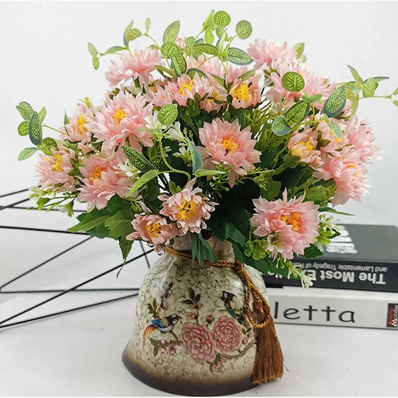 Bouquet de Chrysanthèmes Automnaux 30cm