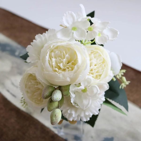 Bouquet de pivoines roses - 13