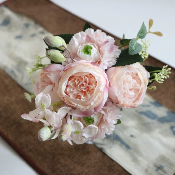 Bouquet de pivoines roses - 10