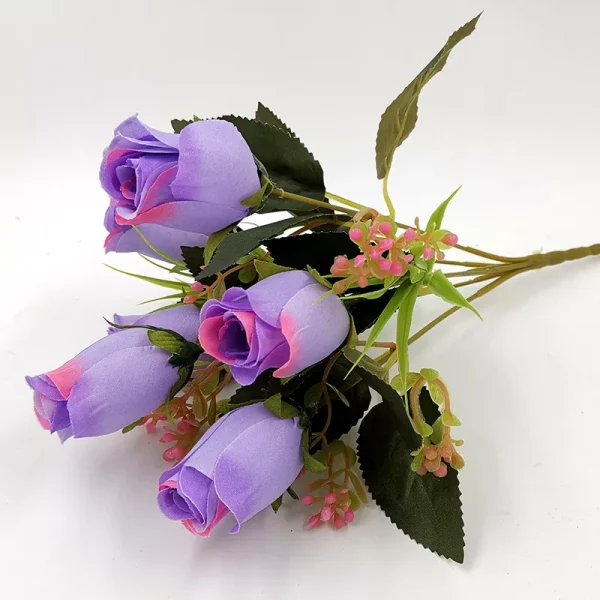 Bouquet de roses artificielles 30 cm - 4