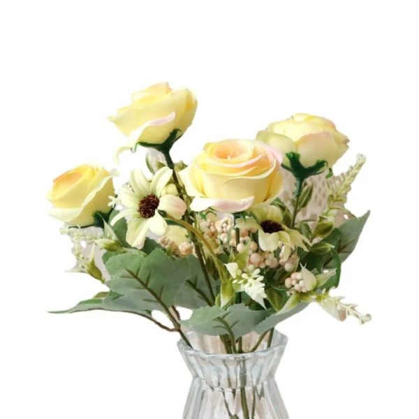 Bouquet de Pivoines Roses Artificielles 30cm - 2