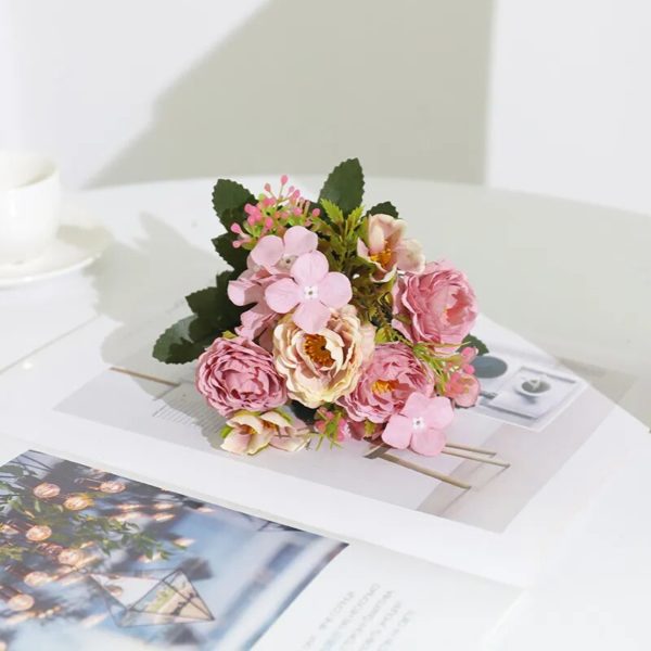 Bouquet de Roses et Pivoines - 3