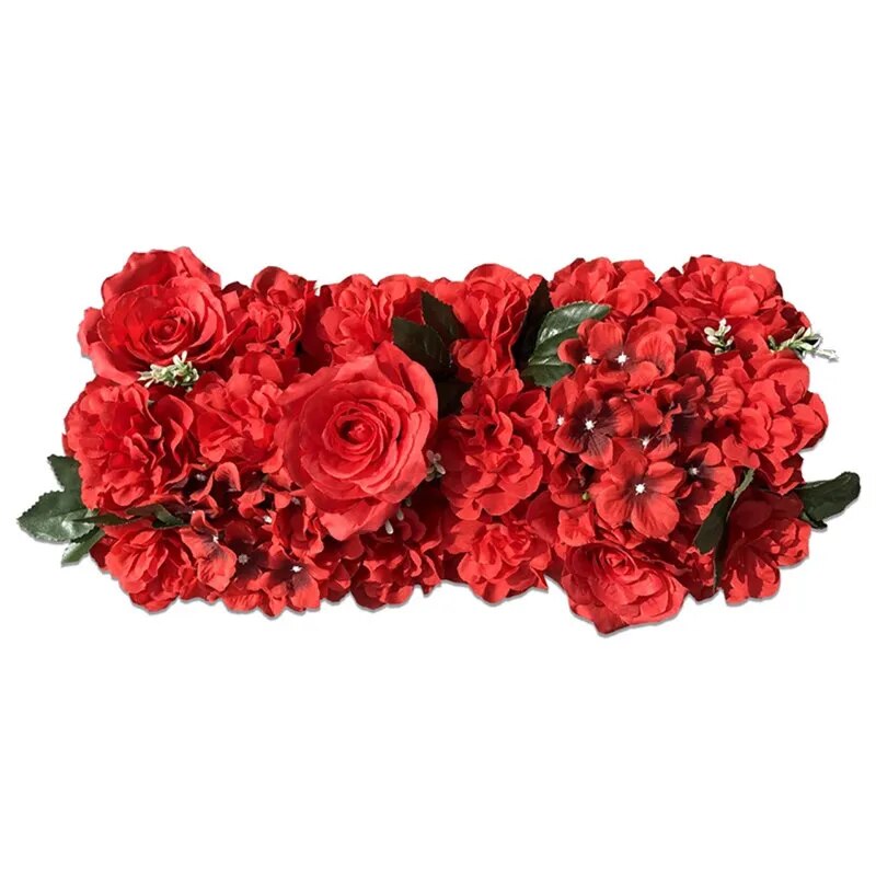 Arrangement de roses artificielles claires