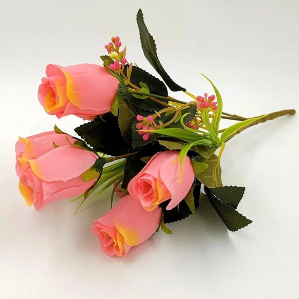 Bouquet de roses artificielles 30 cm - 10