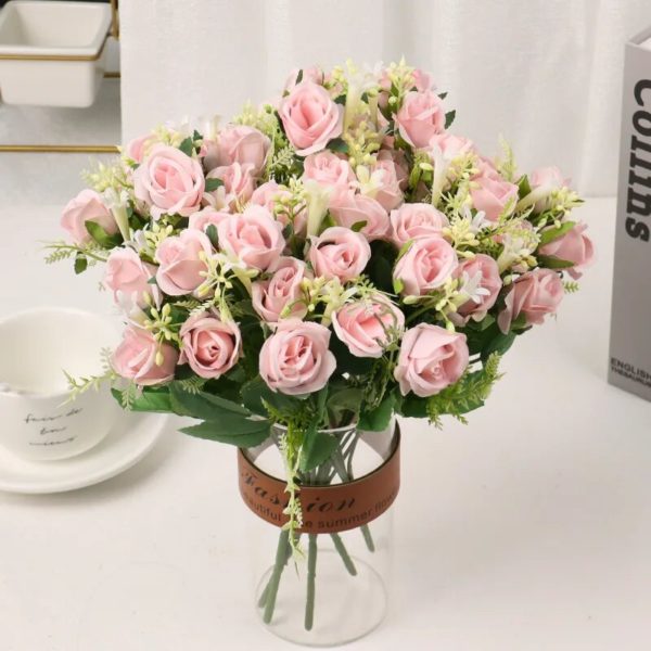 Bouquet de Roses Artificielles 33cm - 3