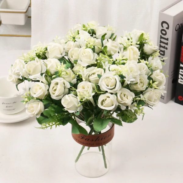 Bouquet de Roses Artificielles 33cm - 10