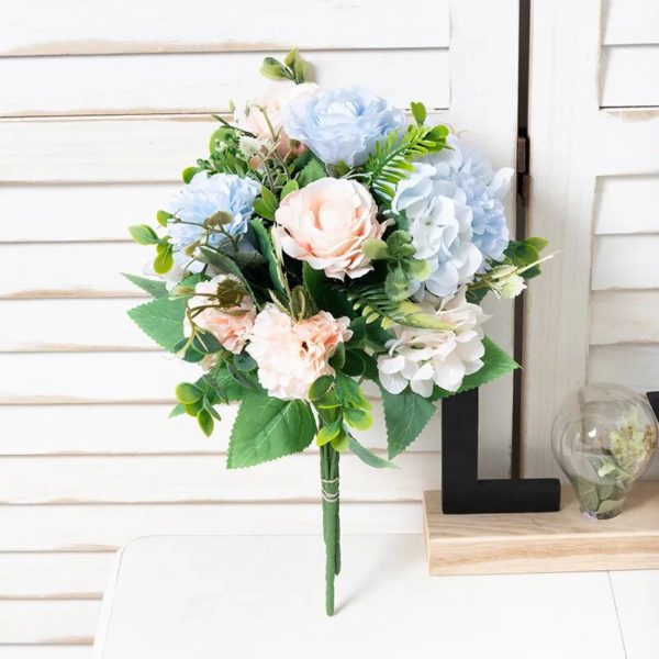 Bouquet d'Hydrangeas et Roses pour Ambiances Romantiques - 2