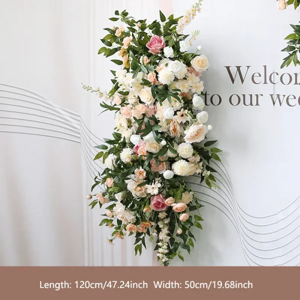 Arch de Mariage Floral Champagne - 9