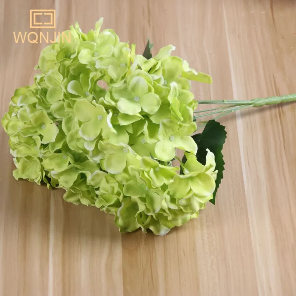 Bouquet d'Hydrangea en Soie - 14