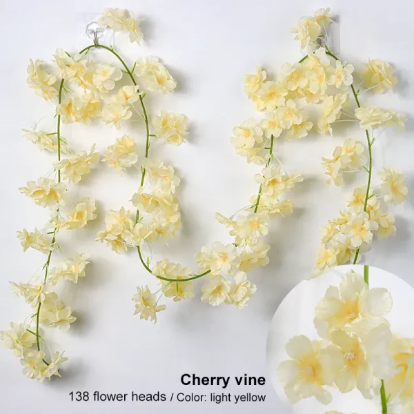 Guirlande de Cerisiers en Fleur Artificiels 186cm - 6