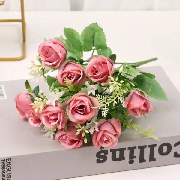 Bouquet de Roses Artificielles 33cm - 8