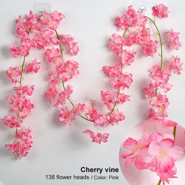 Guirlande de Cerisiers en Fleur Artificiels 186cm - 16