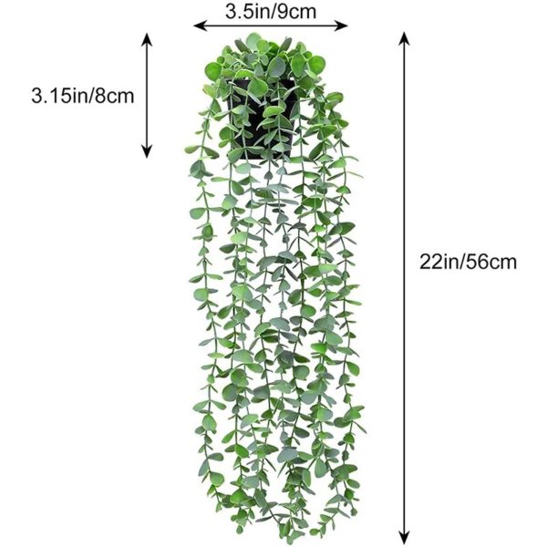 Bonsaï d'Eucalyptus Artificiel Suspendu - 11