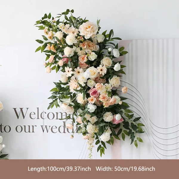 Arch de Mariage Floral Champagne - 4