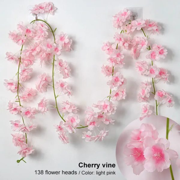 Guirlande de Cerisiers en Fleur Artificiels 186cm - 8