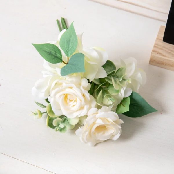 Bouquet de Roses Blanches - 10