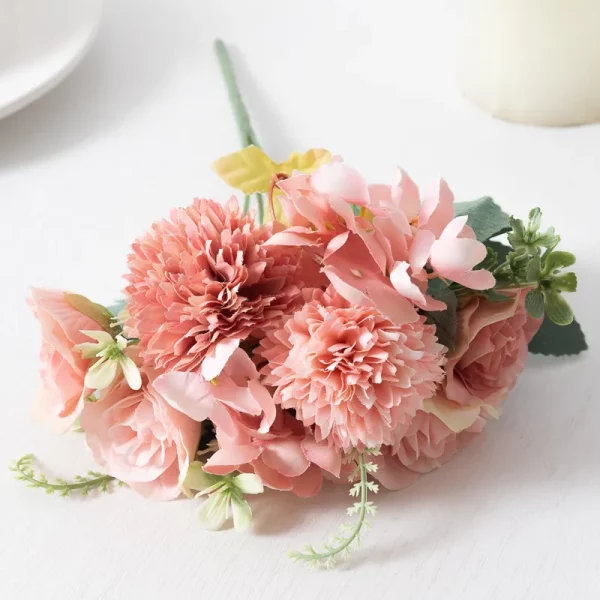 Bouquet de Roses et Hydrangeas européennes - 11