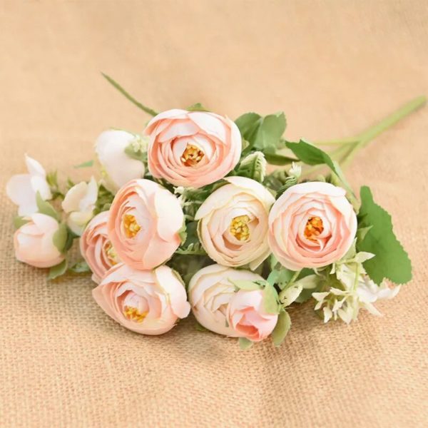 Bouquet de Pivoines et Roses Artificielles - 6