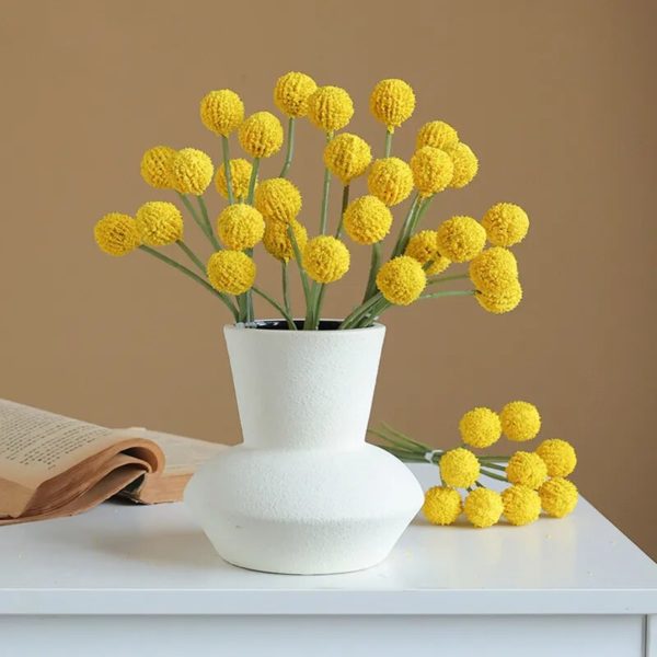 9 pièces Chrysanthème boule artificiel - 7