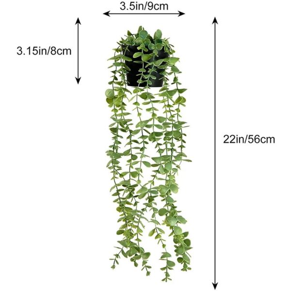 Bonsaï d'Eucalyptus Artificiel Suspendu - 3