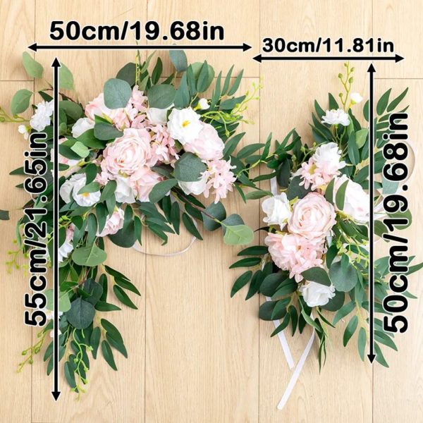 Fleurs Artificielles pour Fond de Mariage (2 pièces) - 12