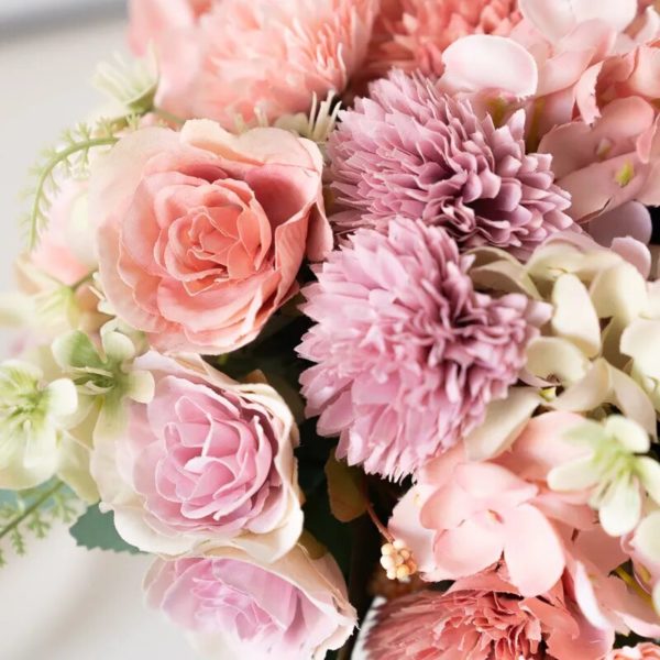 Bouquet de Roses et Hydrangeas européennes - 7