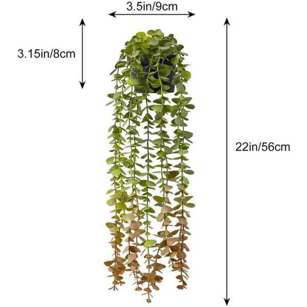 Bonsaï d'Eucalyptus Artificiel Suspendu - 10