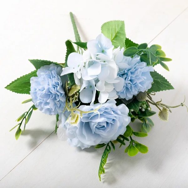 Bouquet d'Hydrangeas et Roses pour Ambiances Romantiques