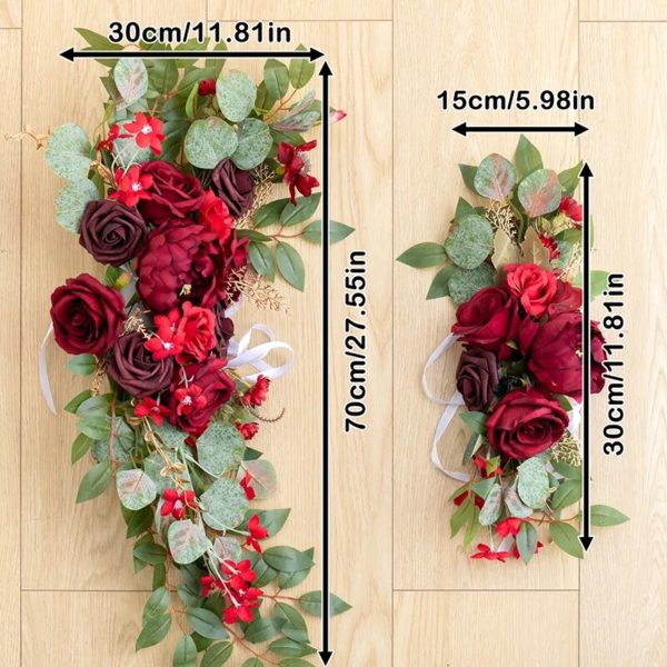 Fleurs Artificielles pour Fond de Mariage (2 pièces) - 11