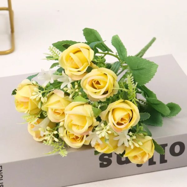 Bouquet de Roses Artificielles 33cm - 11