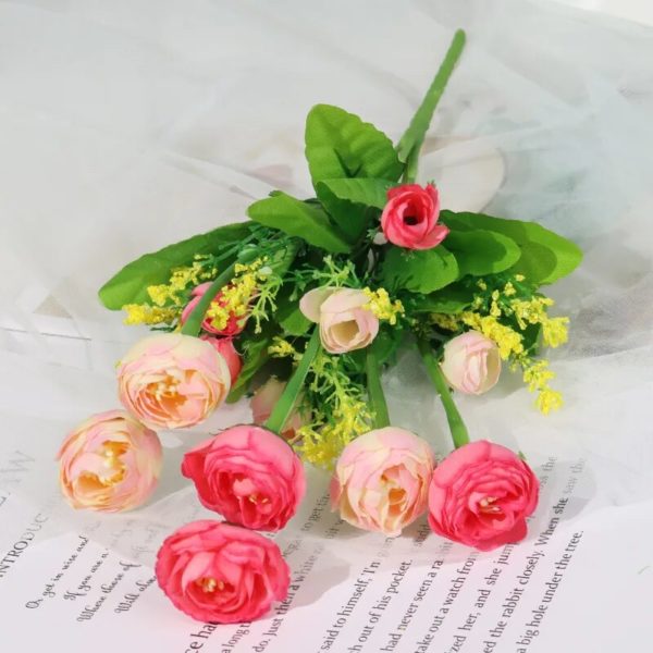 Bouquet de Roses Artificielles 34cm - 2