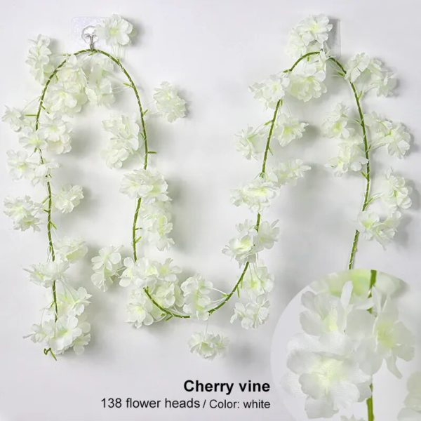 Guirlande de Cerisiers en Fleur Artificiels 186cm - 9