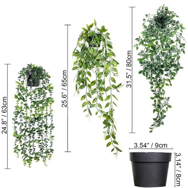 Bonsaï d'Eucalyptus Artificiel Suspendu - 4